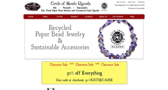 Desktop Screenshot of circleofhandsuganda.com
